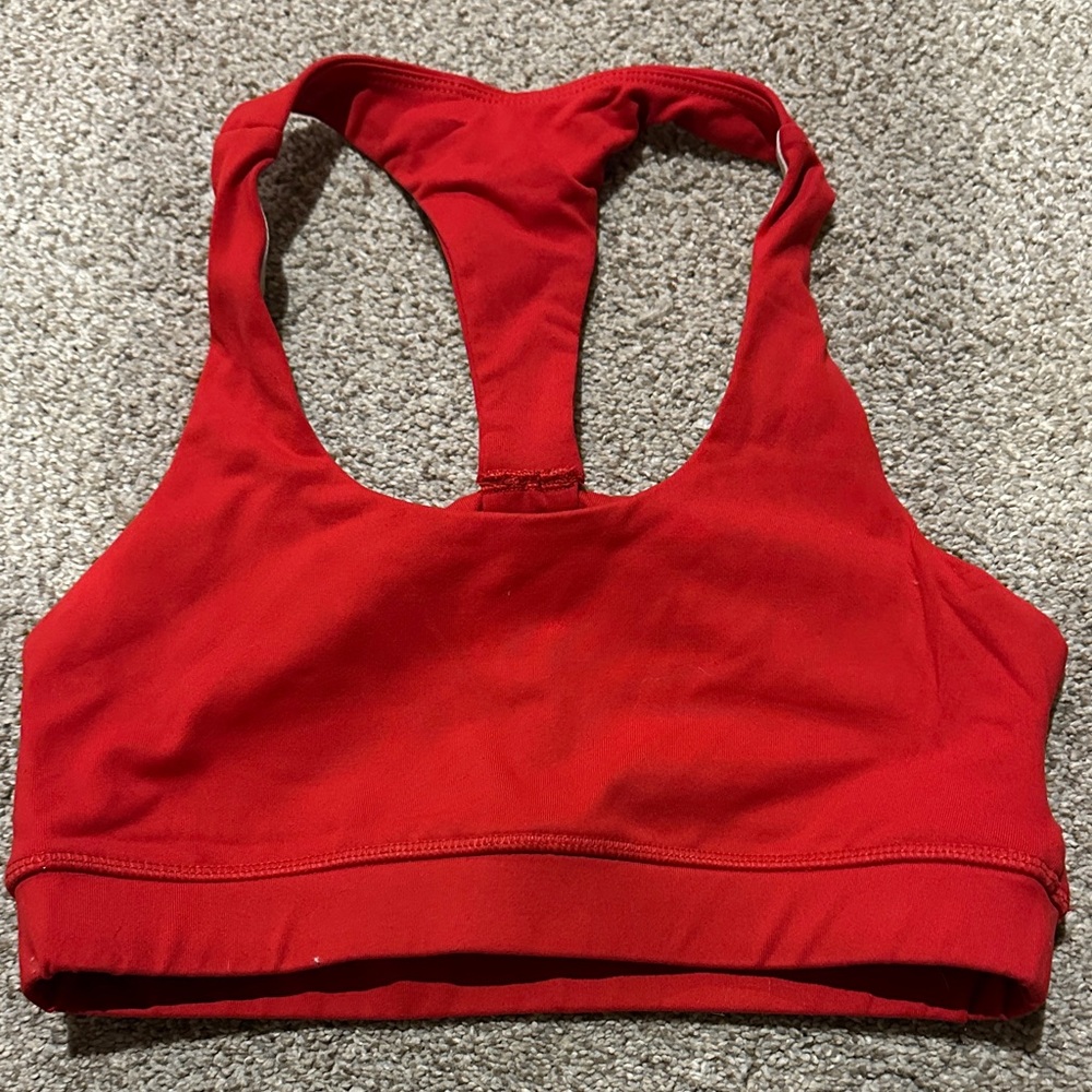 BuffBunny Vibrant Red Sports Bra